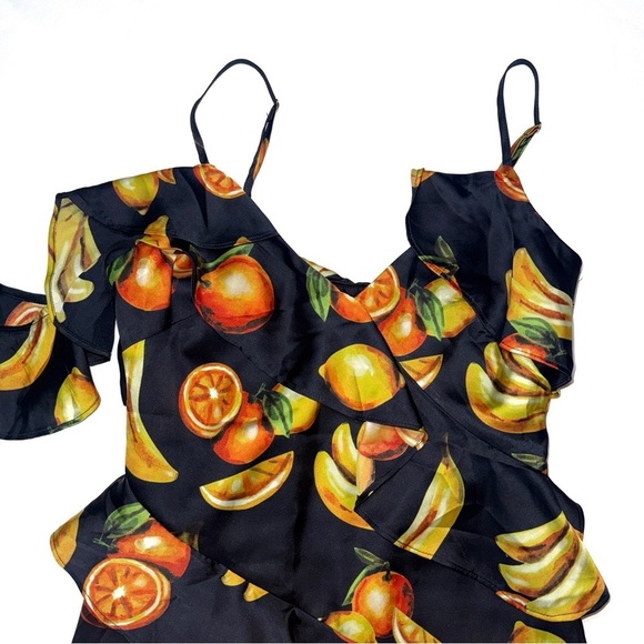 Song of Style x Revolve Vibrant Fruit Print Dress Size XS - Picture 5 of 14